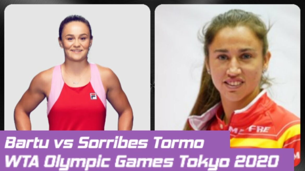 Ashleigh Barty vs Sorribes Tormo - Olympic Games Tokyo 2020