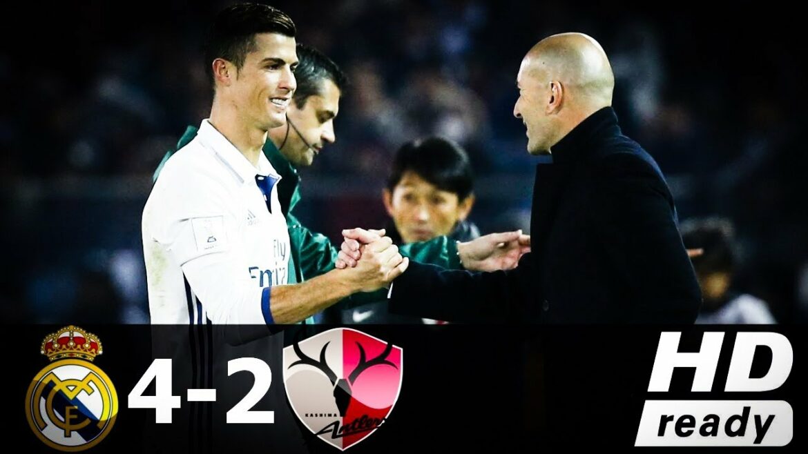 Real Madrid vs Kashima Antlers Two spectacular goals by Gaku Shibasaki that made the strongest team serious C. Ronaldo Hat Trick Club World Cup[Highlights]