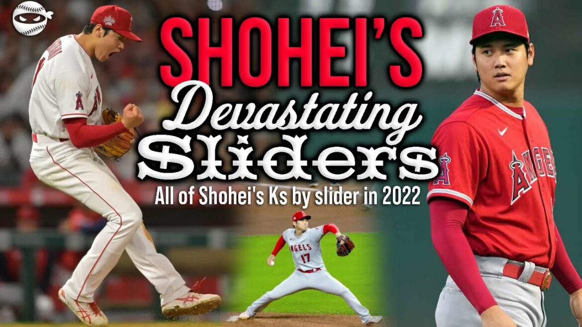 Shohei Ohtani Strikeouts by Sliders in 2022