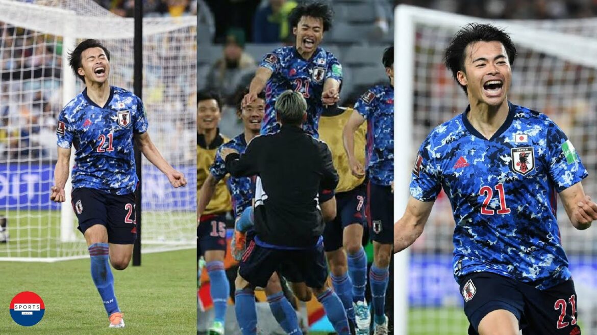 Kaoru Mitoma goal double great vs Australia bring Japan to Qatar 2022 World Cup