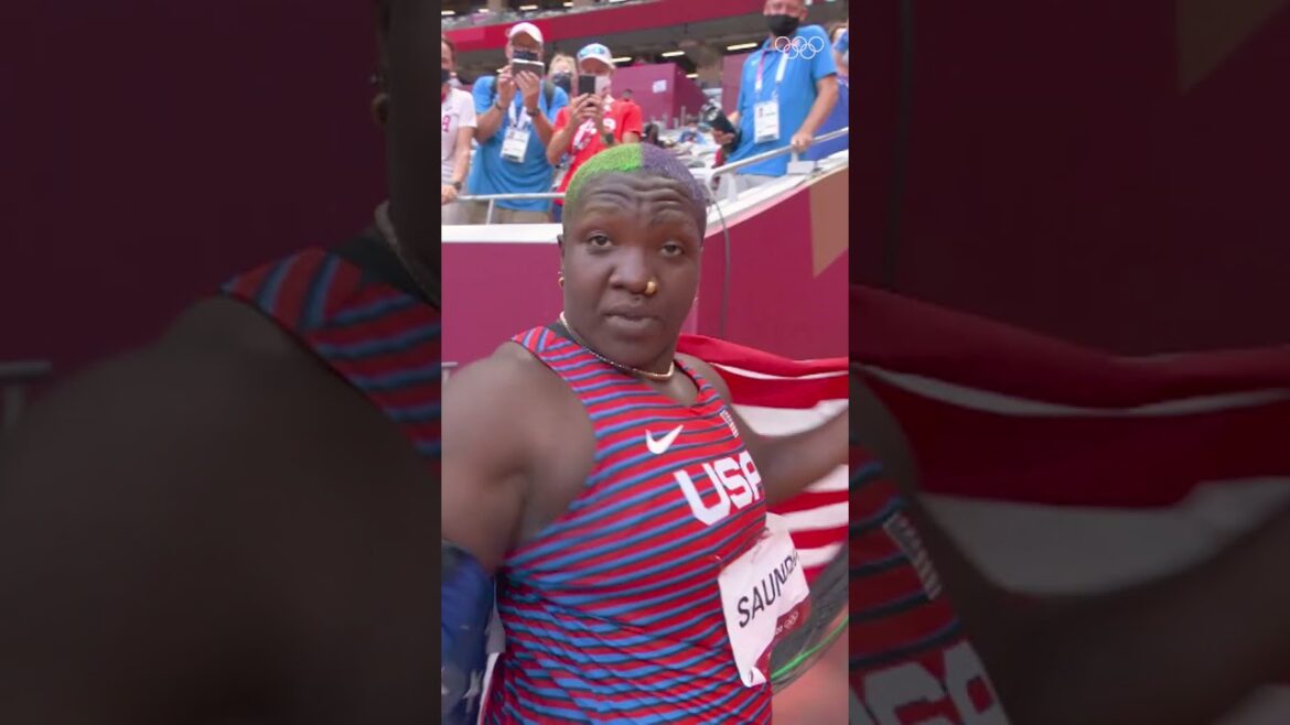 Raven Saunders is all of us when we win something! 😂