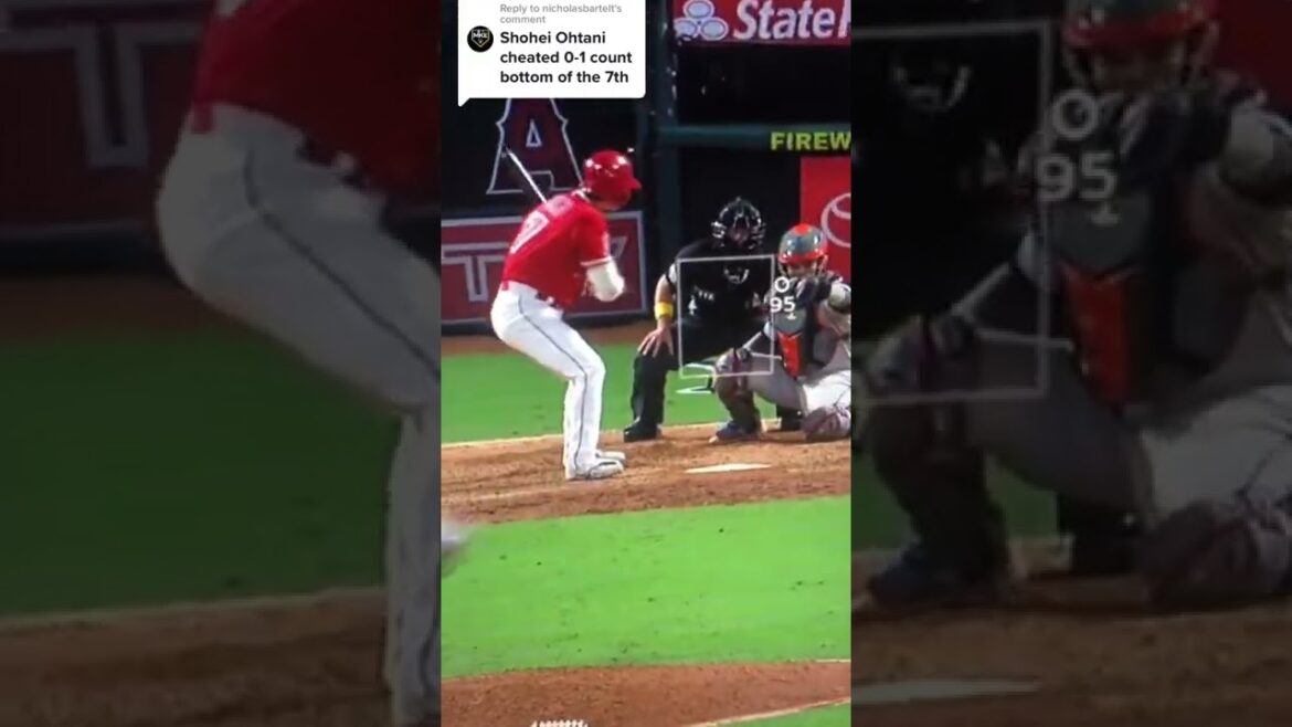 Shohei Ohtani’s reaction after this call is very sad. Shohei Ohtani’s reaction after this call is very sad.