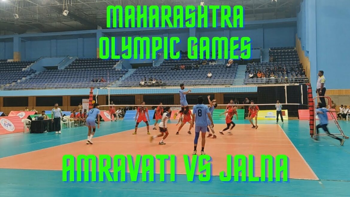 Amravati Vs Jalna Volleyball match |  Maharashtra Olympic Games 2023 |Pune