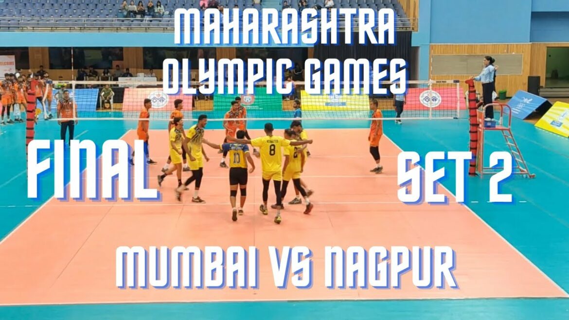 Maharashtra olympic Games| Set 2| Mumbai sub Vs Nagpur | Final volleyball match| Pune 2023