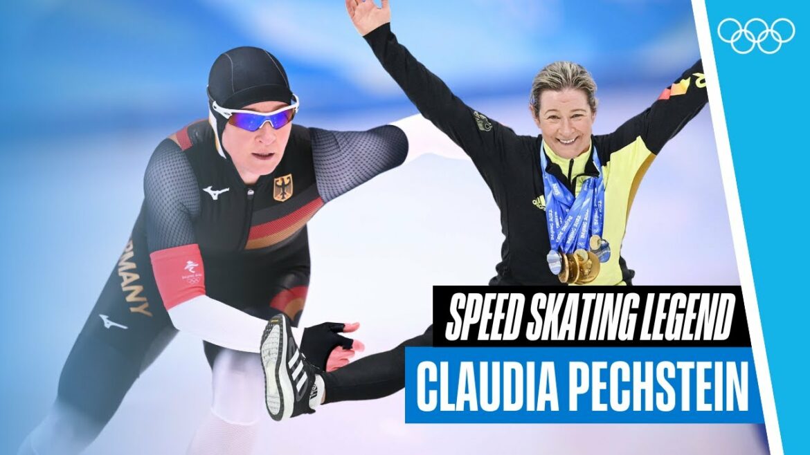 She competed at EIGHT Olympics?! Speed Skating Legend!🥇🇩🇪