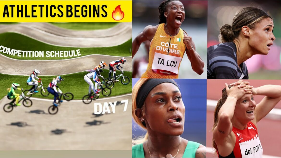 Olympic Games Tokyo 2020 Events & Schedule Day 0️⃣7️⃣ - 30 July | shorts sports