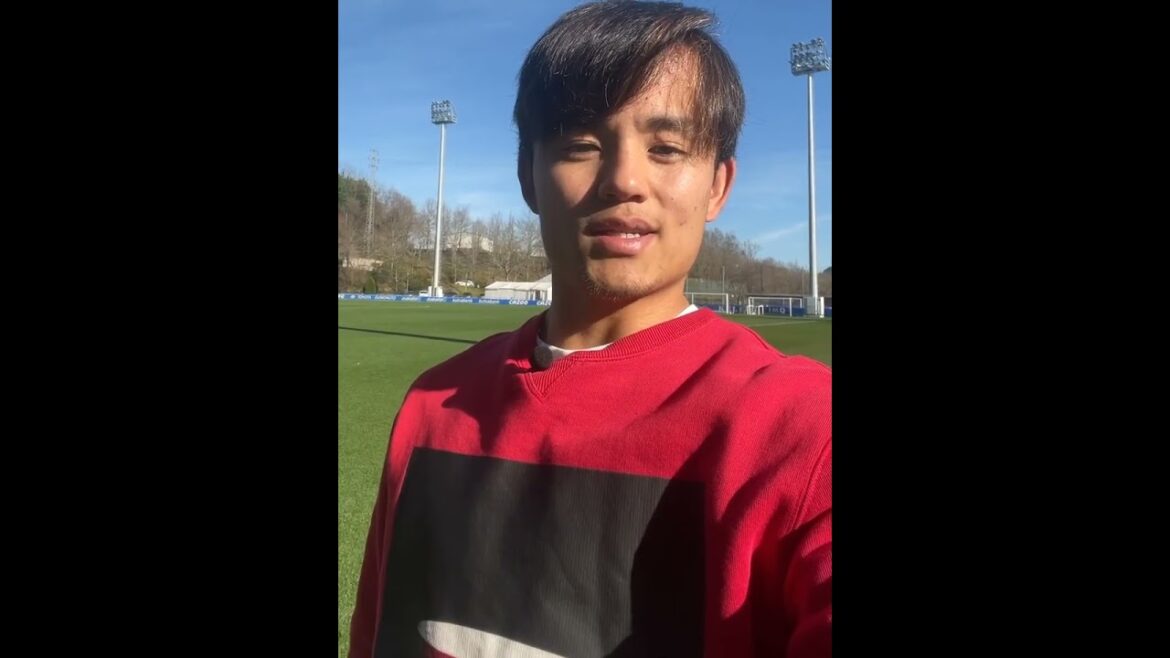 #Message from Takefusa Kubo🇪🇸💌 #LaLigaExperience