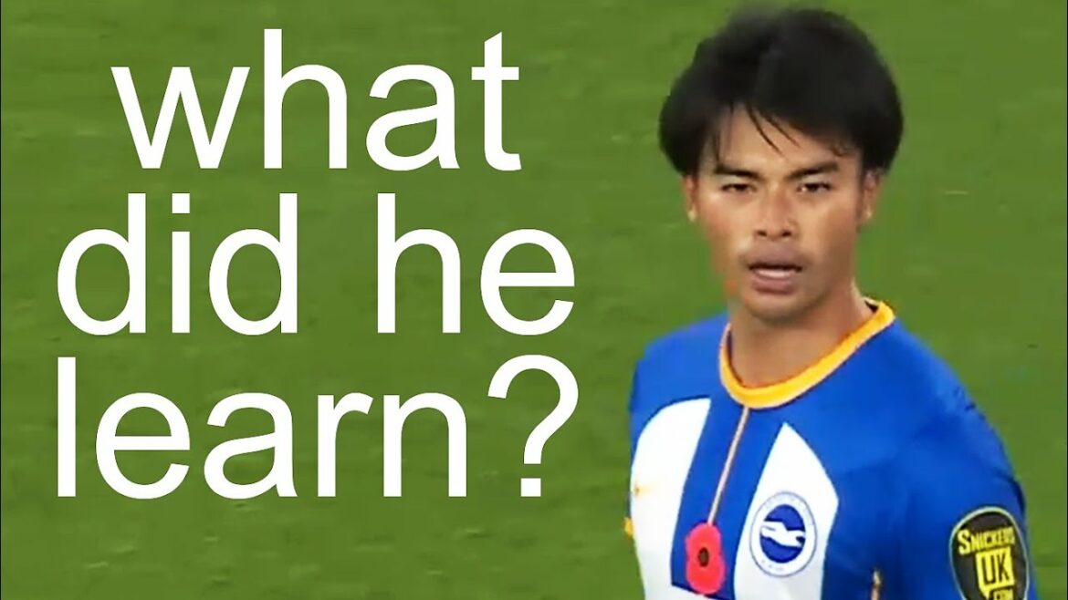 Mitoma studied 1v1 dribbling at university...