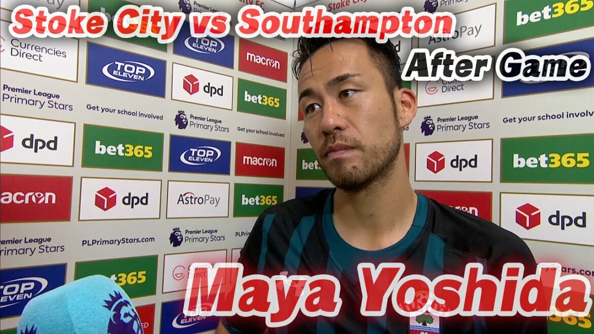 Maya Yoshida interview after scoring against Stoke City