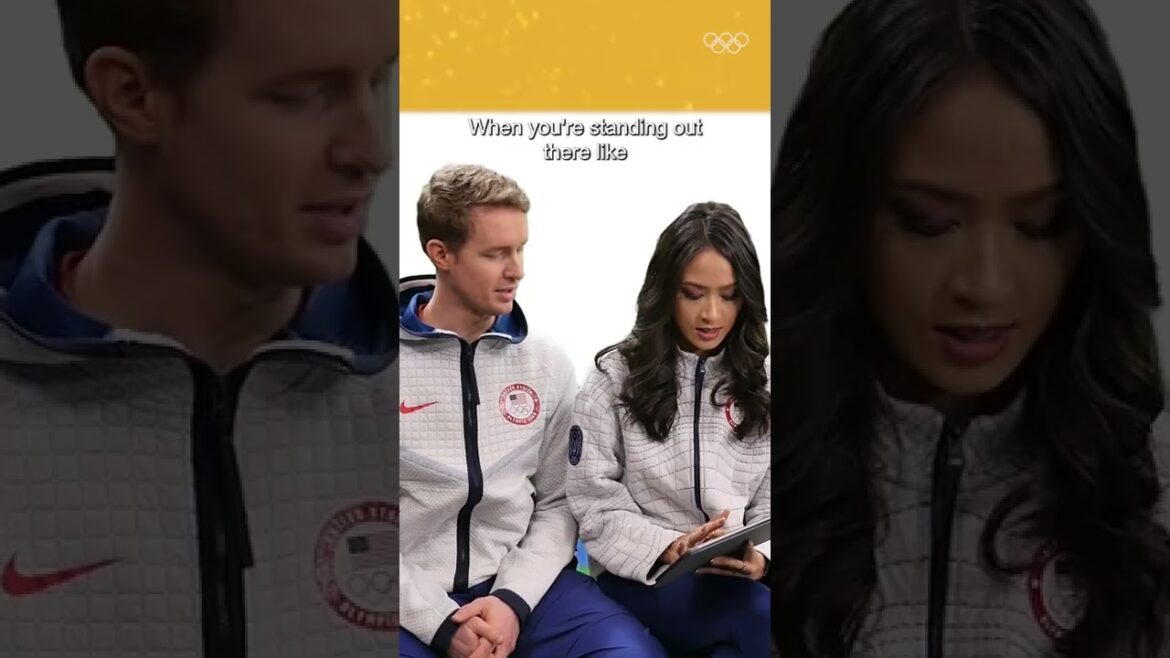 Madison Chock & Evan Bates reacts to their Beijing 2022 free dance!