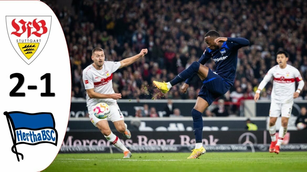 |  FIFA 23 VfB Stuttgart vs Hertha Berlin 2-1 Highlights - Bundesliga 2022