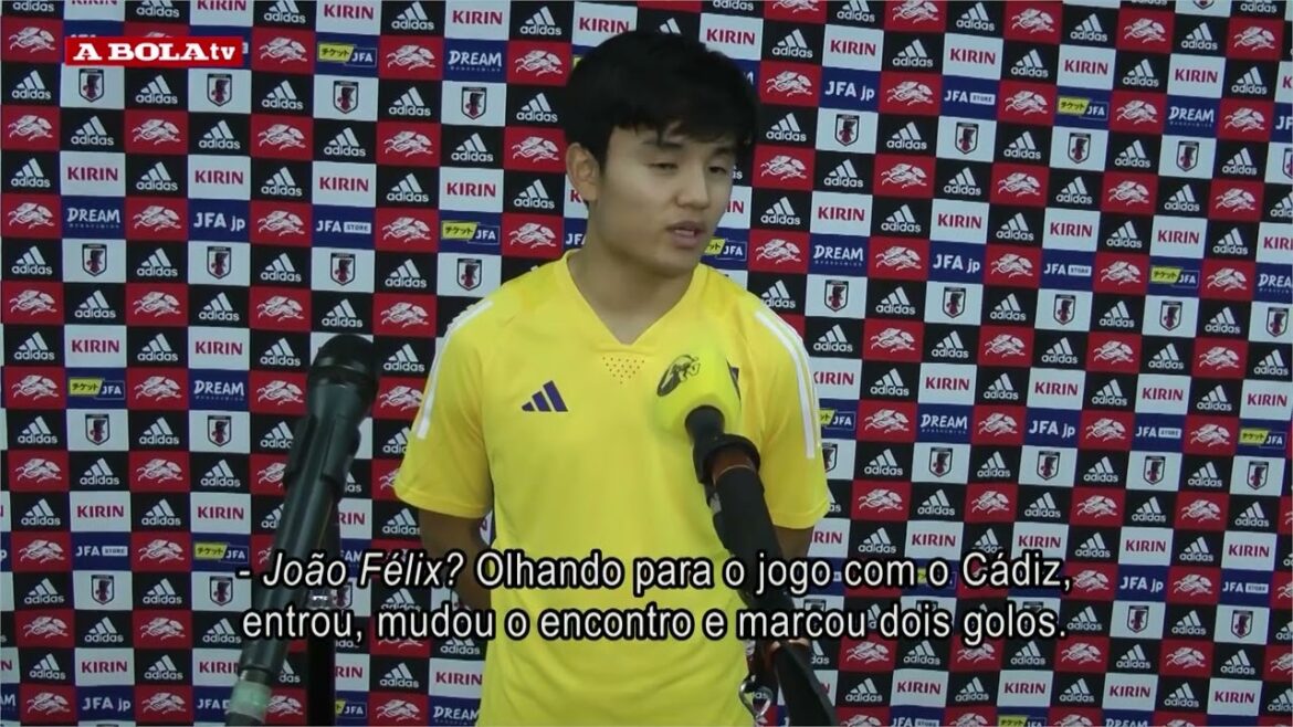 Takefusa Kubo addressed Portugal's chances, spoke about João Félix and colleague Hidemasa Morita