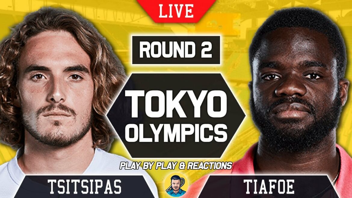 🔴 TSITSIPAS vs TIAFOE | Tokyo Olympic Games 2021 | LIVE Tennis Play-by-Play