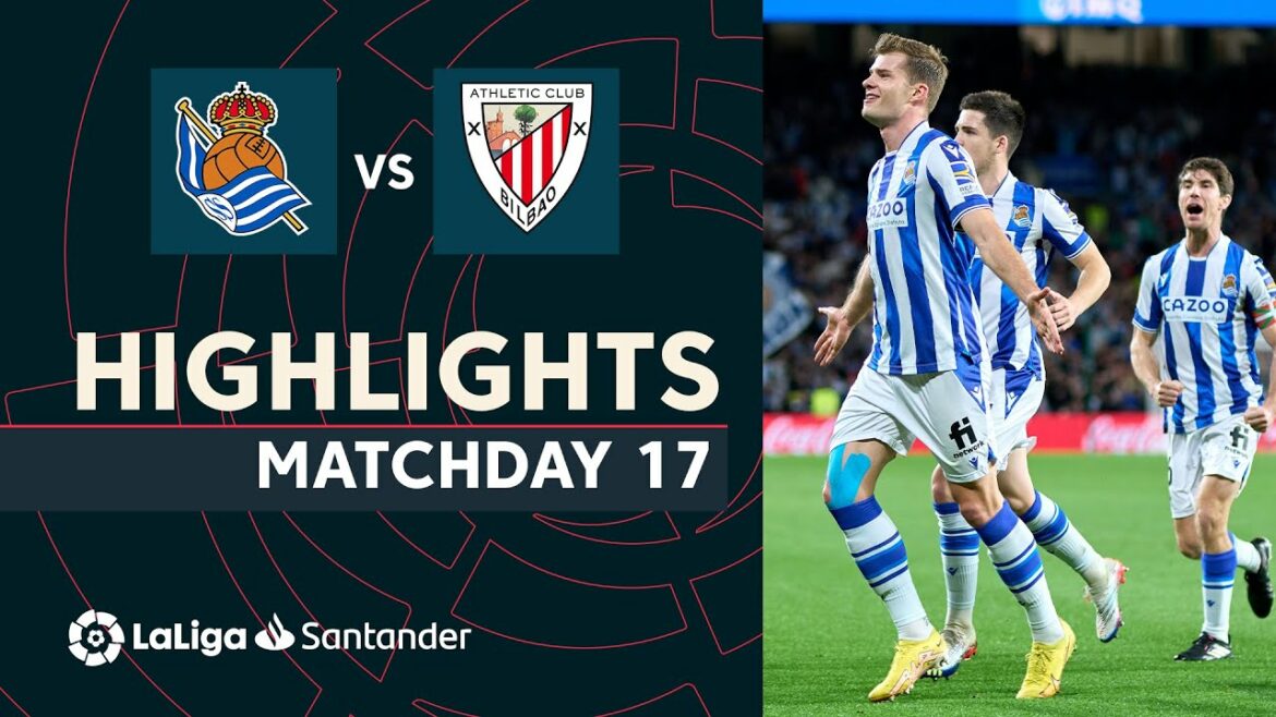 Summary of Real Sociedad vs Athletic Club (3-1)