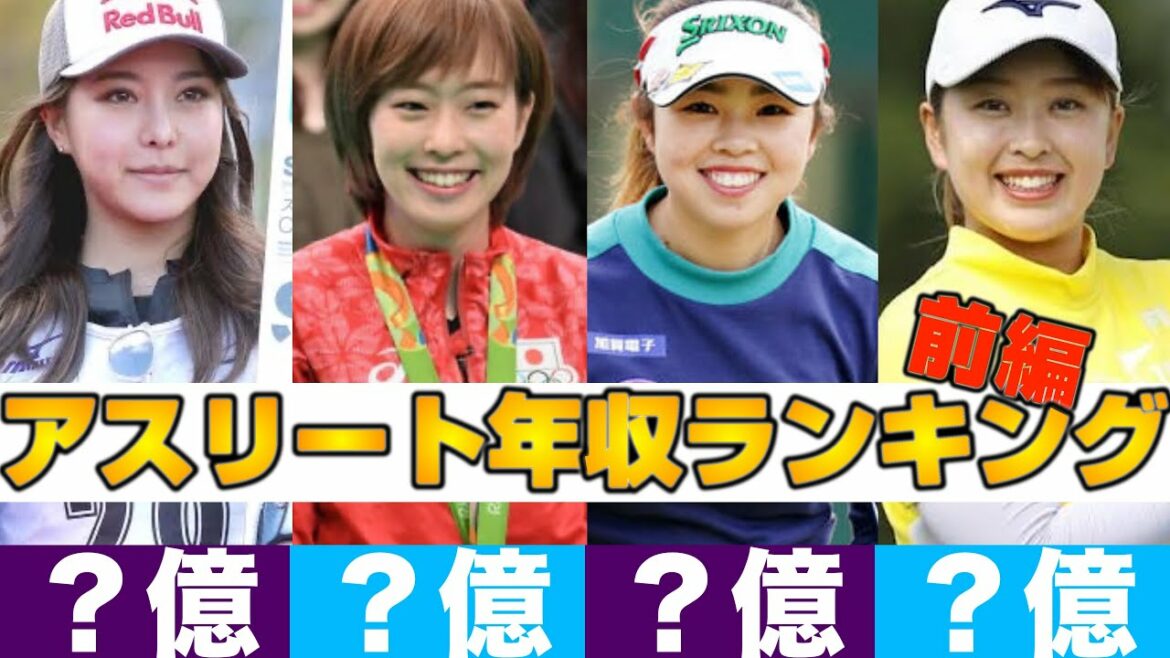 [Part 1]Top 10 Female Athlete “Annual Income” Rankings