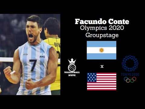 Facundo Conte – Olympic Games Tokyo 2020 – Argentina vs USA – Group Stage – Men’s Volleyball Facundo Conte - Olympic Games Tokyo 2020 - Argentina vs USA - Group Stage - Men's Volleyball