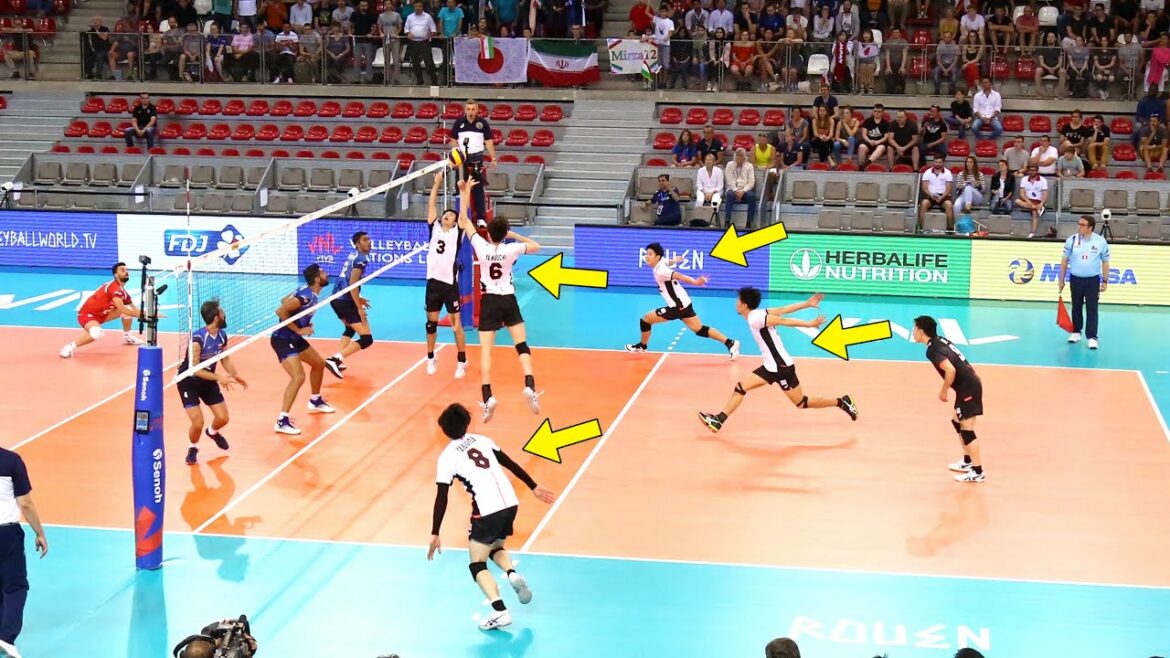 This is the Art of Volleyball Team Japan !!!