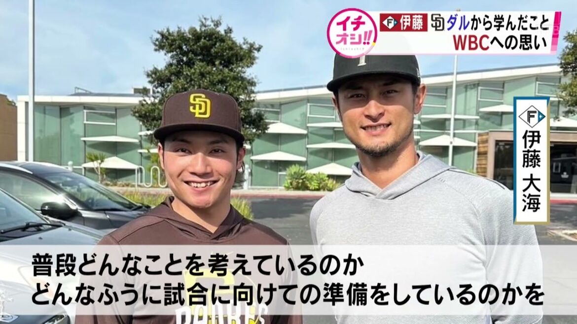[Fighters]Pitcher Taikai Ito reveals his own training, talks about what he got from pitcher Darvish and his thoughts on the WBC