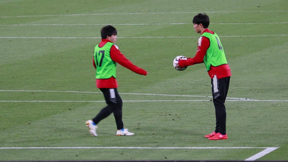 U-24 warm-up Sun Koga Yuki Soma