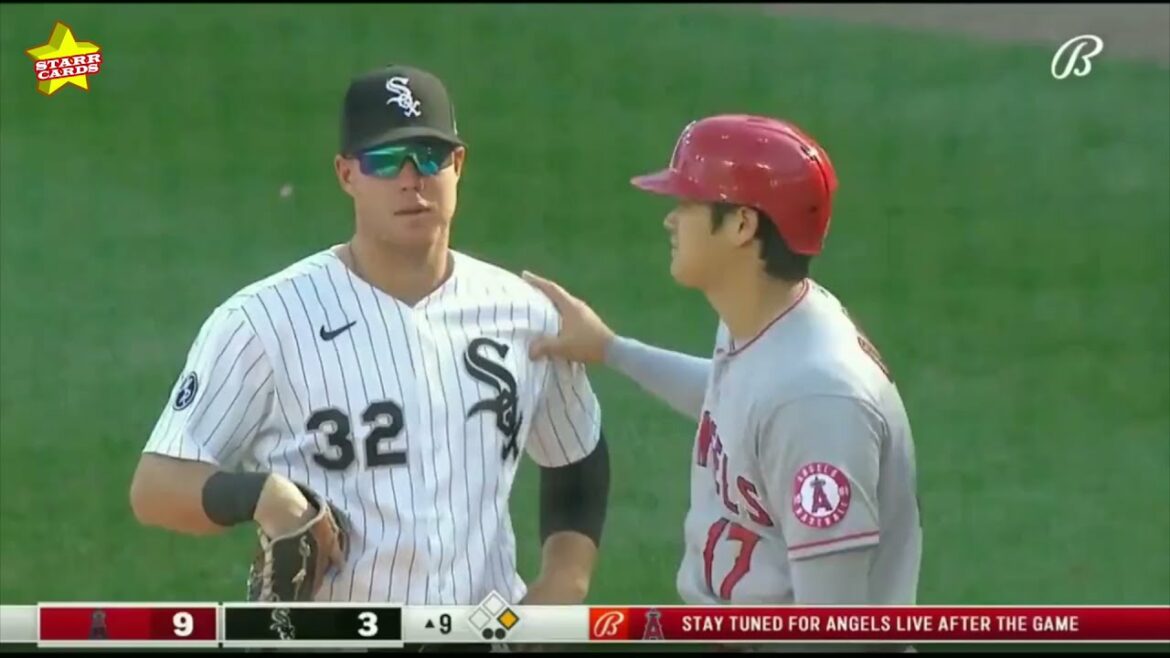 Shohei Ohtani unfazed after being hit by pitch by White Sox hurler Mike Wright Jr.