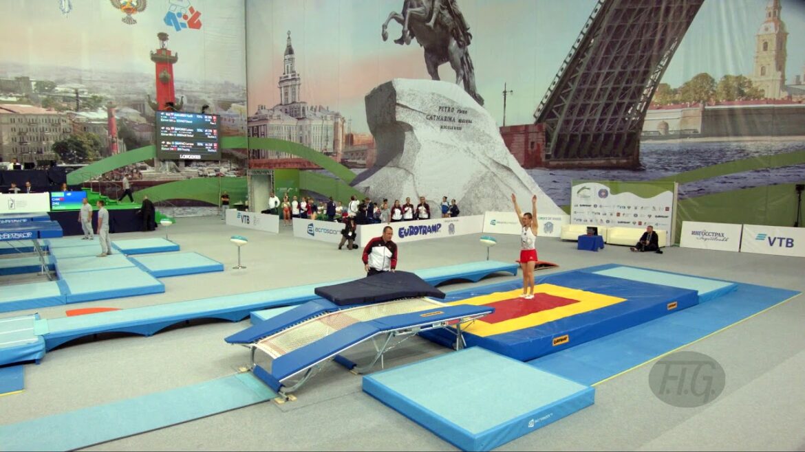 SCHMIDT Daniel (GER) - 2018 Trampoline Worlds, St. Petersburg (RUS) - Qualification Double Mini R1