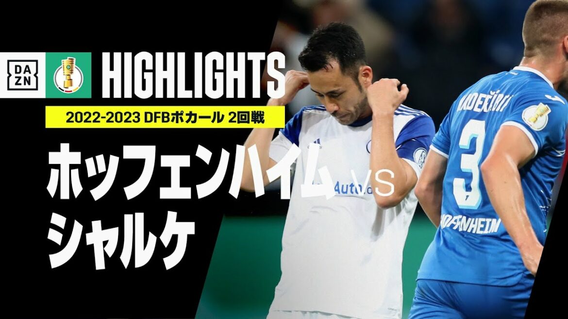 [Maya Yoshida makes full start | Hoffenheim x Schalke | Highlights]Maya Yoshida makes full appearance but Schalke loses with 5 goals | DFB Pokal | 2022-23