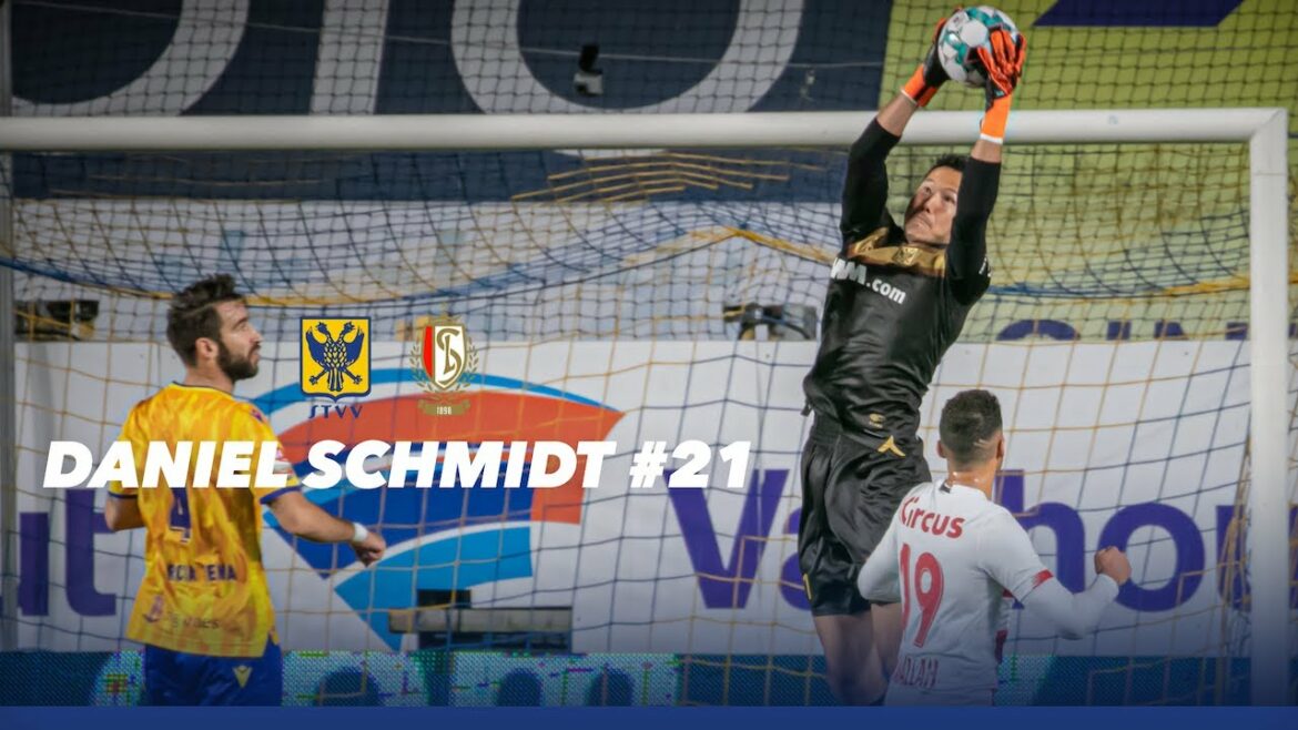 [Sint-Truiden]Collection of GK Schmidt Daniel's plays (Section 10 against Standard Liege)