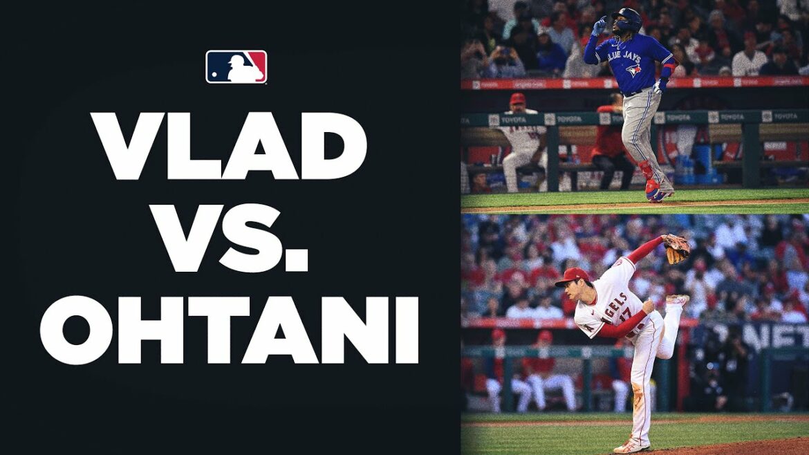 SHOHEI OHTANI VS. VLAD GUERRERO JR.!! Two phenoms face-off! (Ohtani strikes out Vlad, Vlad homers!)