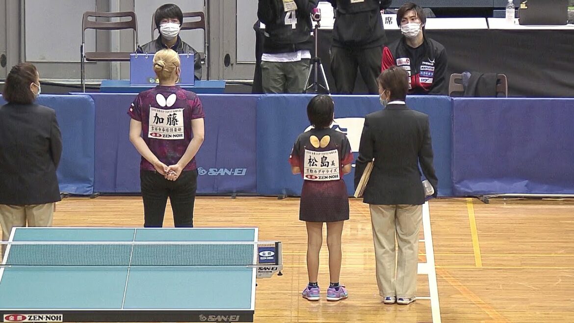 [Women's 1st Round Full Match]Miyu Kato vs Misora ​​Matsushima｜The 3rd Paris Olympics Japan National Trials TOP32 Women's Singles