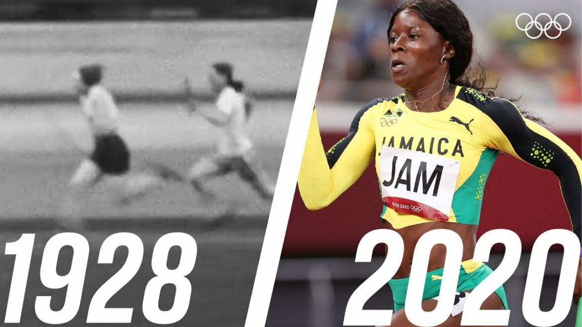 1928 Canada 🆚 2020 Jamaica - 4x 100m Relay | Then vs. Now