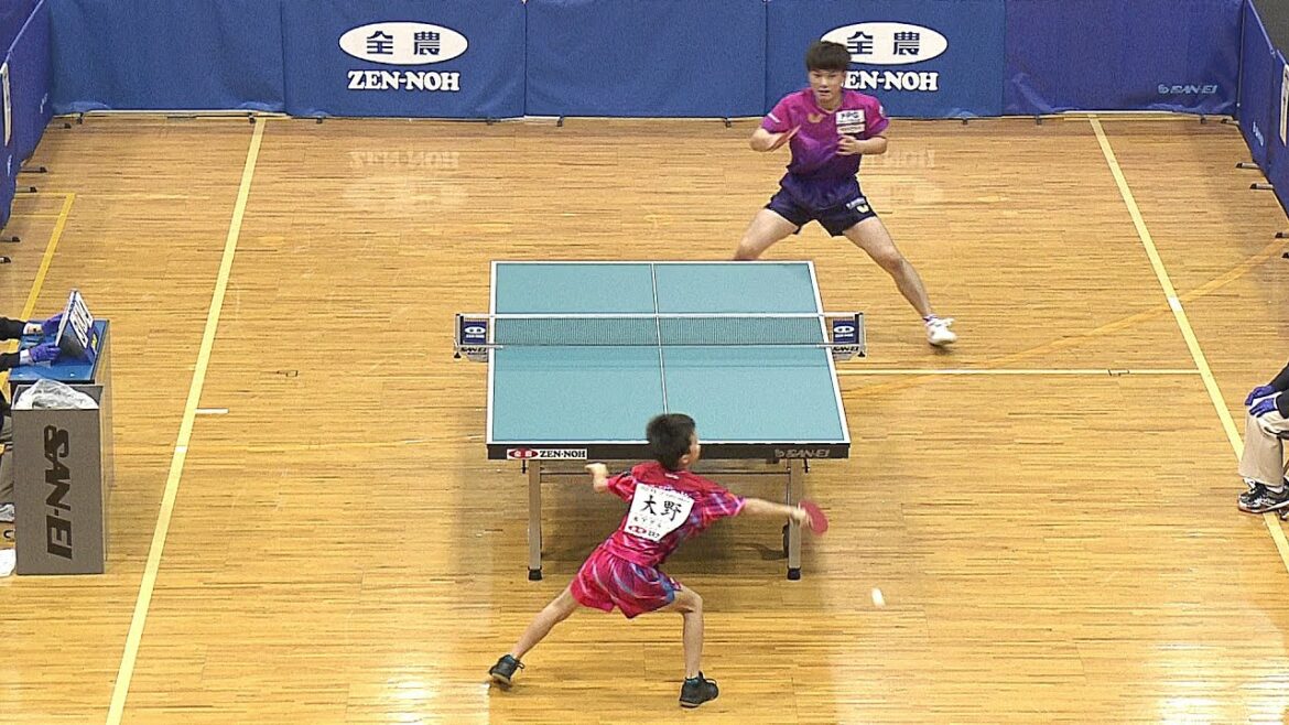 [Men's 1st round full match]Tomokazu Harimoto vs Souma Ono｜The 3rd Paris Olympics Japan national team qualifying round TOP32 Men's Singles