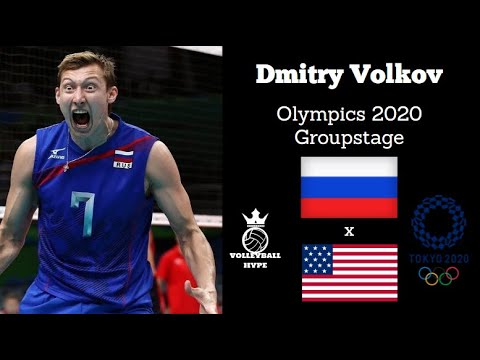 Dmitry Volkov – Olympic Games Tokyo 2020 – ROC vs USA – Men’s Volleyball – Pool Play – All Points Dmitry Volkov - Olympic Games Tokyo 2020 - ROC vs USA - Men's Volleyball - Pool Play - All Points
