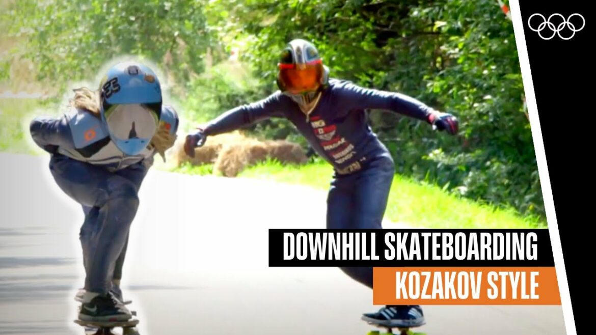 Ride the Speed! Downhill Skateboarding is something else!