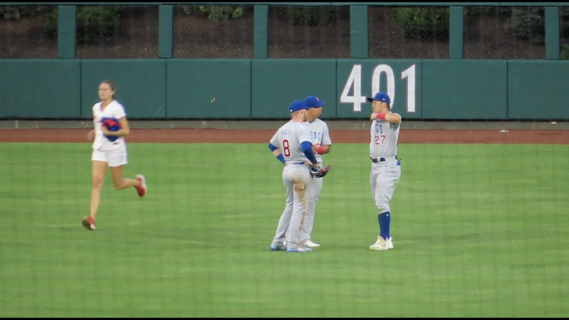 [Seiya Suzuki]Cubs players talking while grinning!Phillies at-bat summary