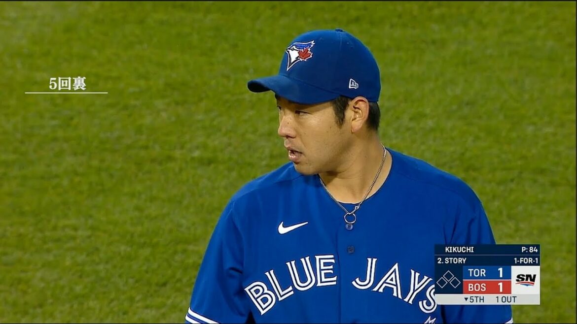 [Yusei Kikuchi]Good pitching on April 20, 2022 with 3 hits and 1 run in the 5th inning! The whole story until the act of licking the finger on the mound is judged as a violation!