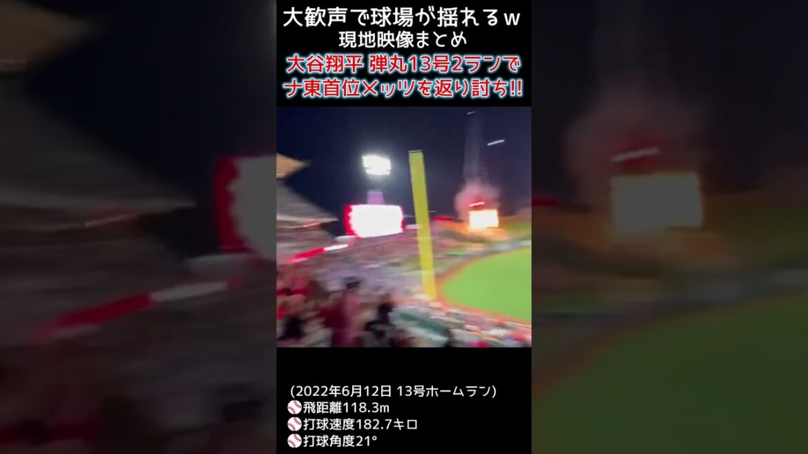 ⚾ Otani Dangan No. 13 hits back the Mets in first place!! ⚾ Otani Dangan No. 13 hits back the Mets in first place!!