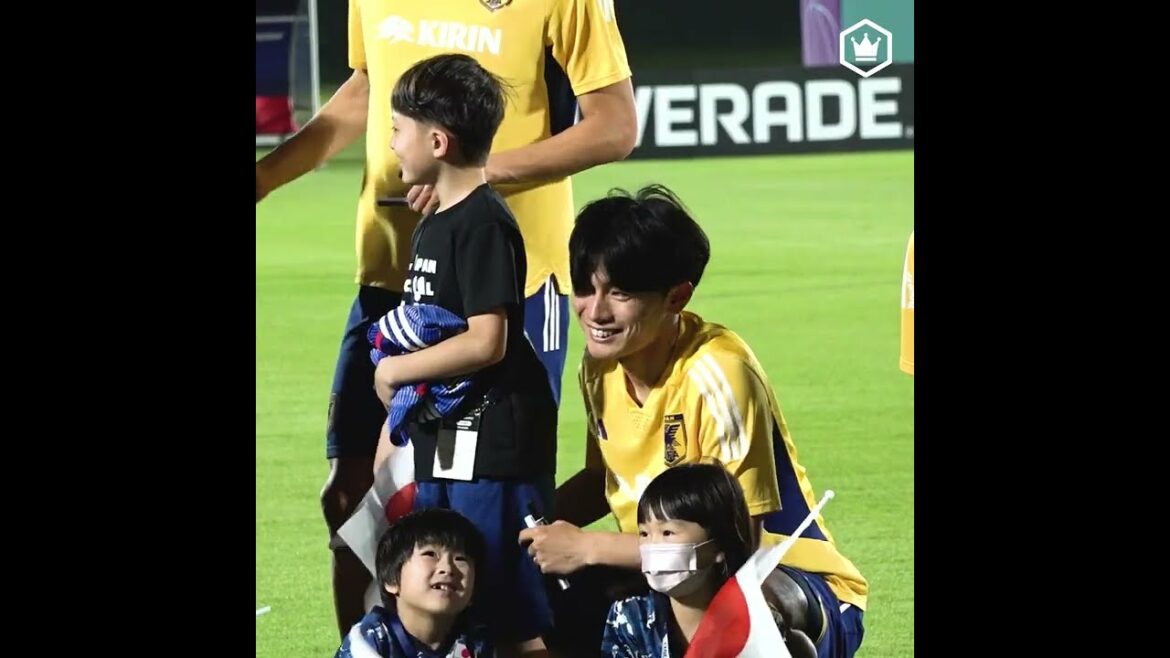 Kiyo Ueda who seems to be a good dad in the future #World Cup