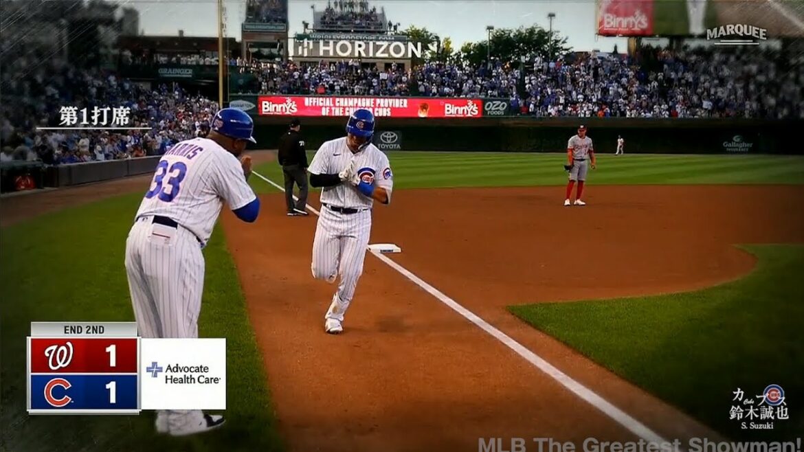 [Seiya Suzuki]The long-awaited 9th tie solo bullet in the Nationals game!  Reach double-digit HR with a home run after 11 games!  !