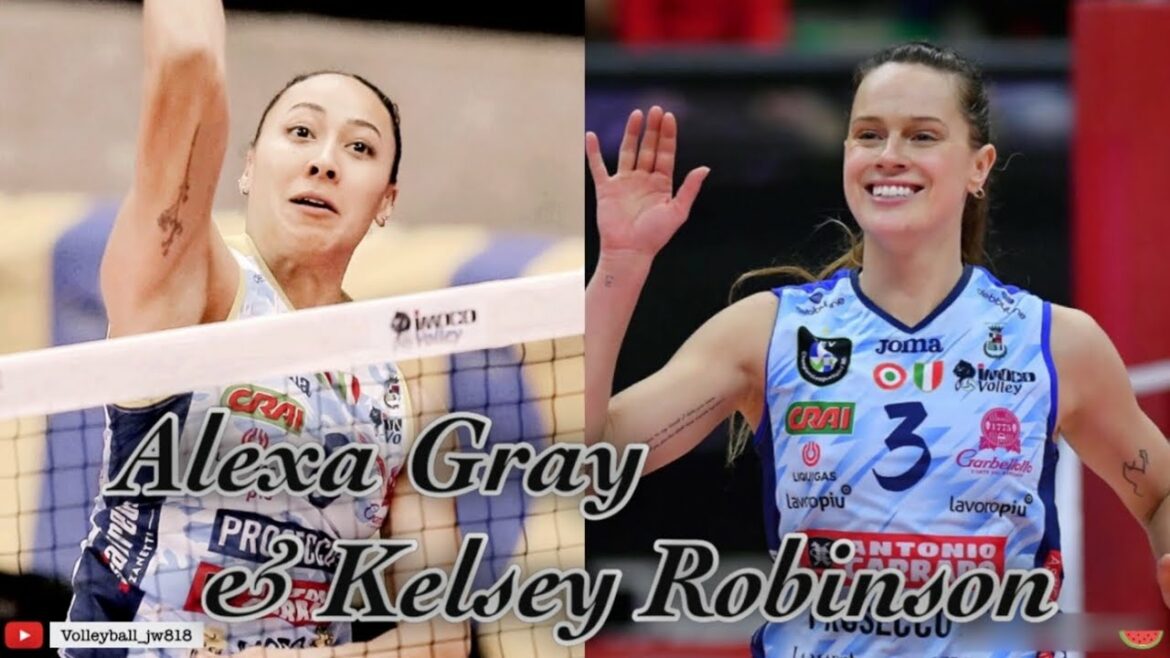 Kelsey Robinson & Alexa Gray | Imoco Volley Conegliano vs Volley MULHOUSE | CEV Champion League 2023 Kelsey Robinson & Alexa Gray | Imoco Volley Conegliano vs Volley MULHOUSE | CEV Champion League 2023