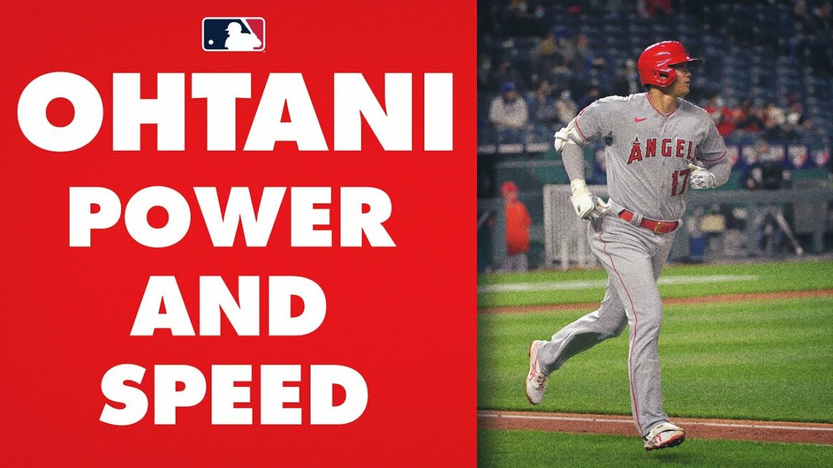 Power and Speed! Shohei Ohtani SPRINTS nearly 30 ft/sec for infield single, then CRUSHES homer!