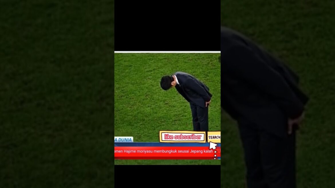 MOMENT!!  HAJIME MORIYASU, BENDING AFTER JAPAN LOSE