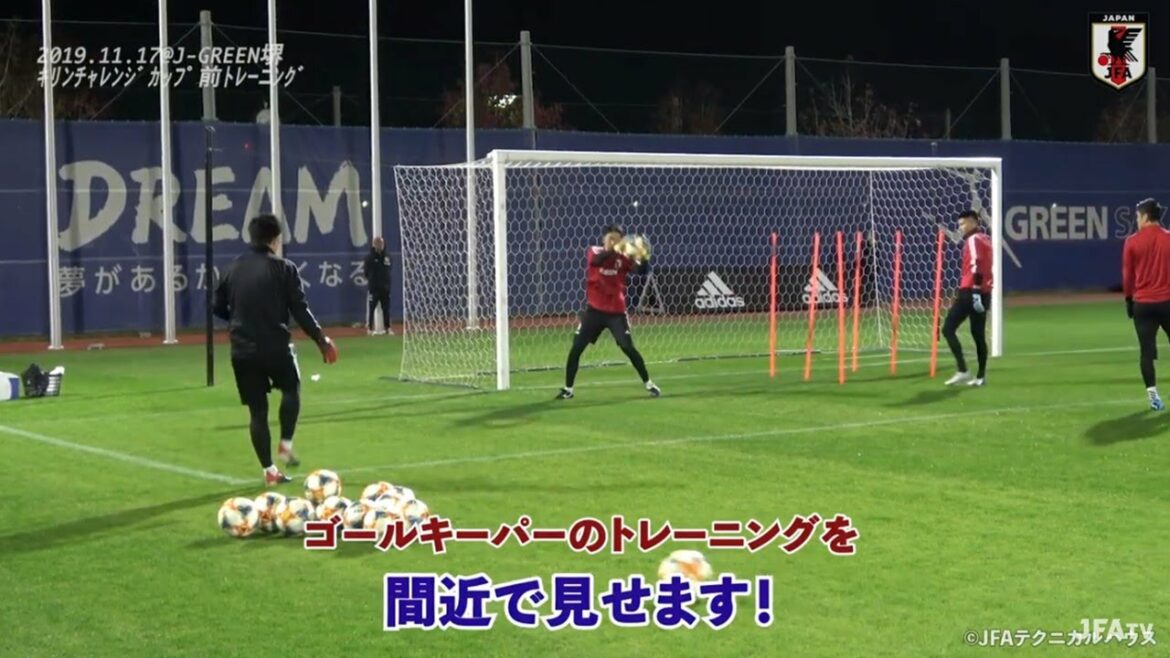 [Japan national team goalkeeper camera]Shows the training of Kawashima, Gonda, and Nakamura up close ~INSIDE TRAINING~