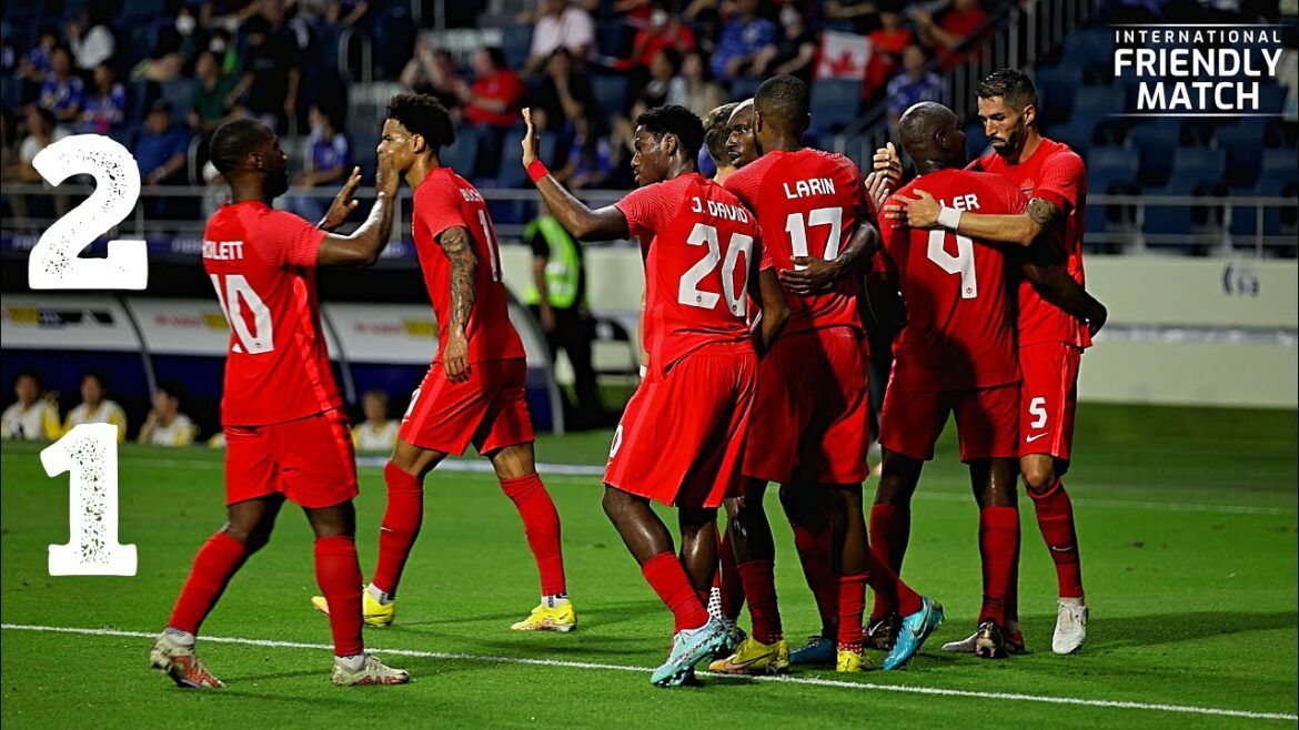 Canada vs Japan | Highlights | International Friendly 2022