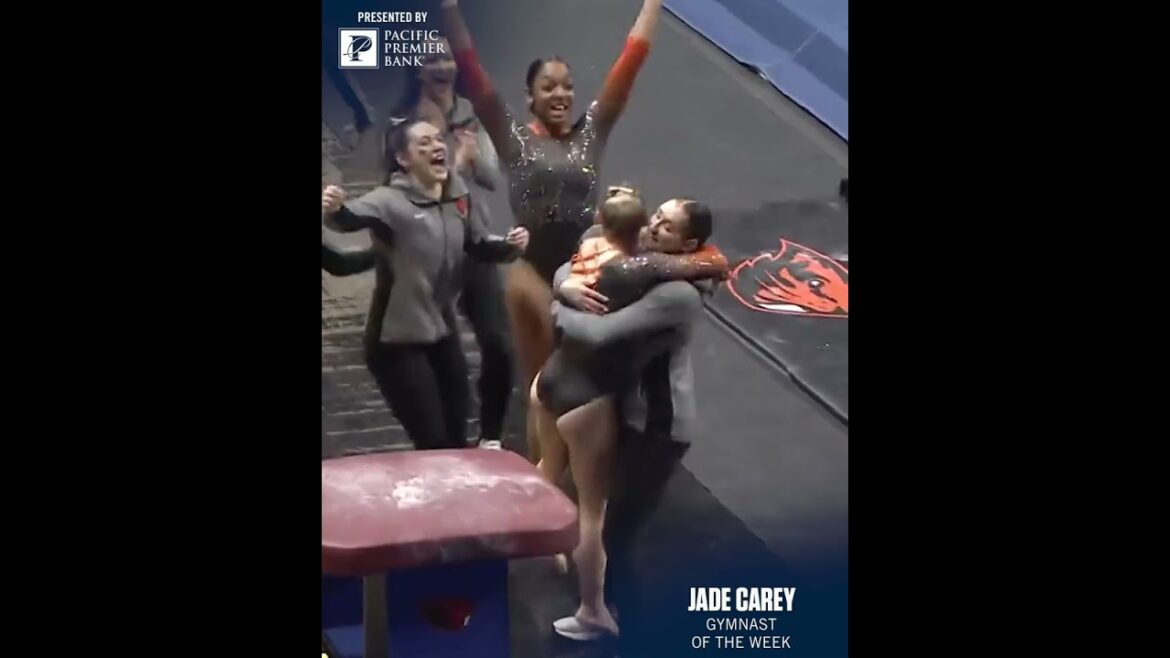 Oregon State's Jade Carey wins back-to-back Pac-12 Gymnast of the Week honors