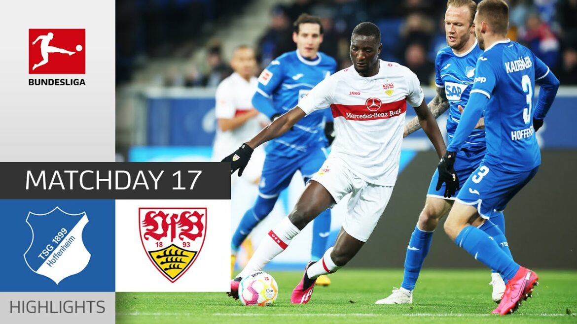 TSG Hoffenheim - VfB Stuttgart 2-2 |  Highlights |  Matchday 17 – Bundesliga 2022/23