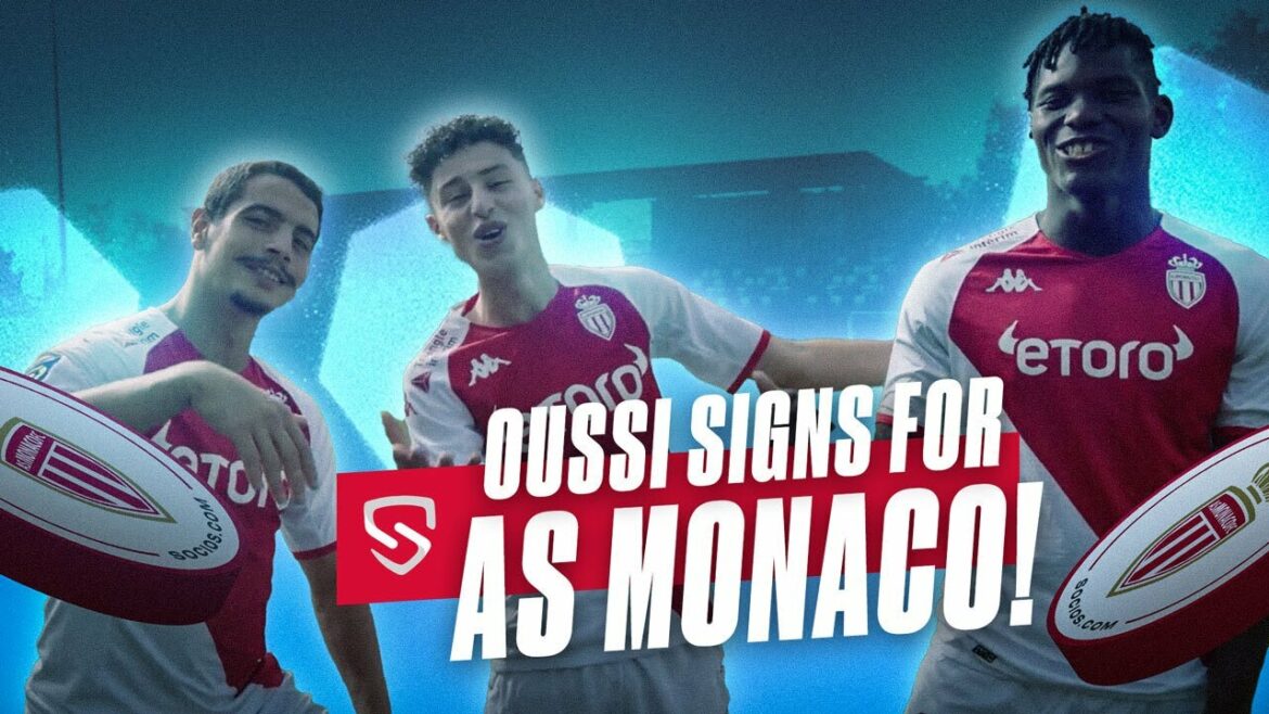 Oussi becomes an AS Monaco player!? ⚽️😂 | Training ground challenge feat. Embolo & More! | SOCIOS Oussi becomes an AS Monaco player!? ⚽️😂 | Training ground challenge feat. Embolo & More! | SOCIOS