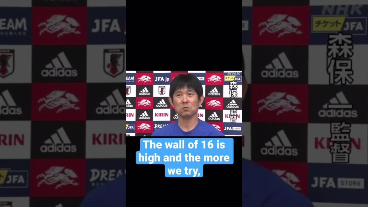 Moriyasu Japanese coach interview after Croatia vs Japan