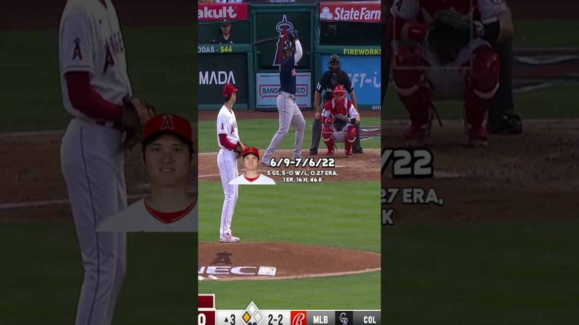 The Month Where Shohei Ohtani BROKE Baseball #shorts #mlb