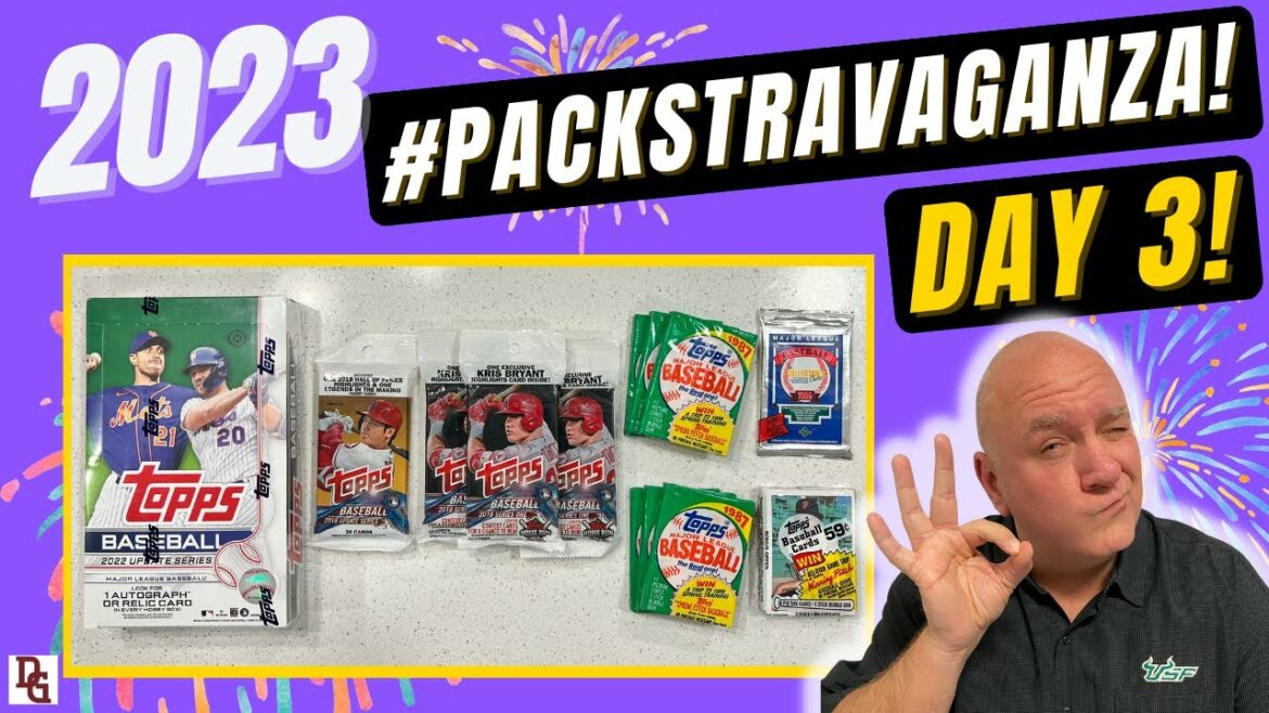 ⚡2023 Packstravaganza!⚡Day 3⚡Hunting Stud Rookies From 1985-2018 & 2022 Topps Update Hobby Box!
