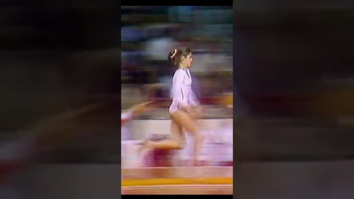 Nadia Comaneci Incredible Moments in Olympics #shorts #womens #olympics #youtubeshorts